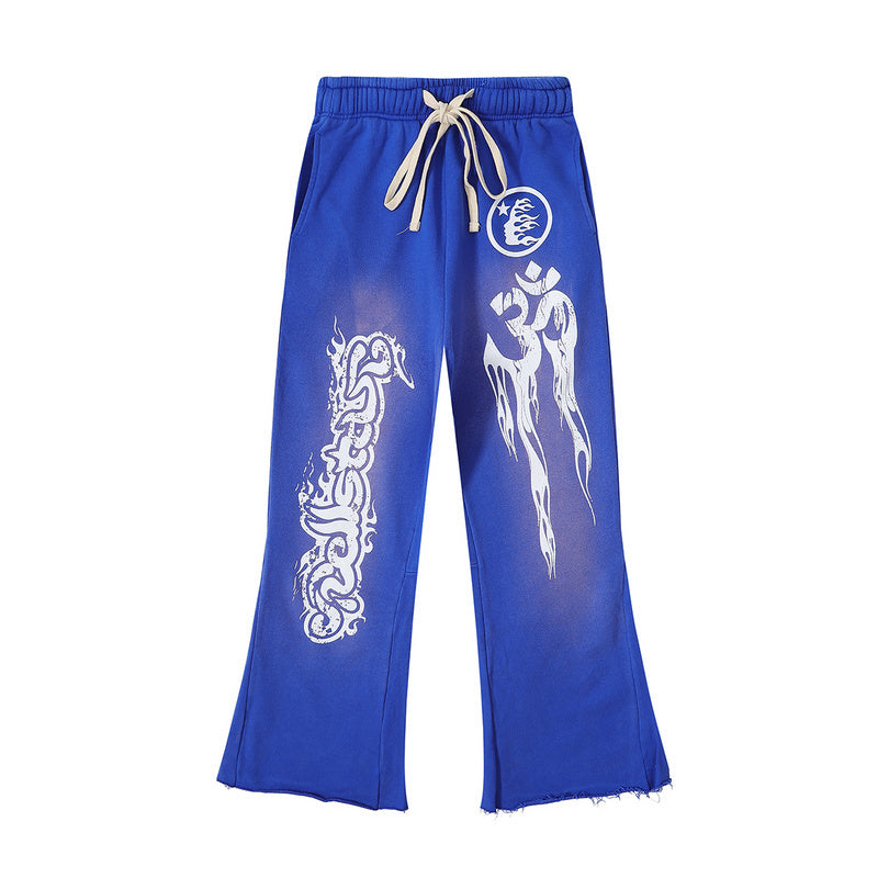 hellstar pants blue